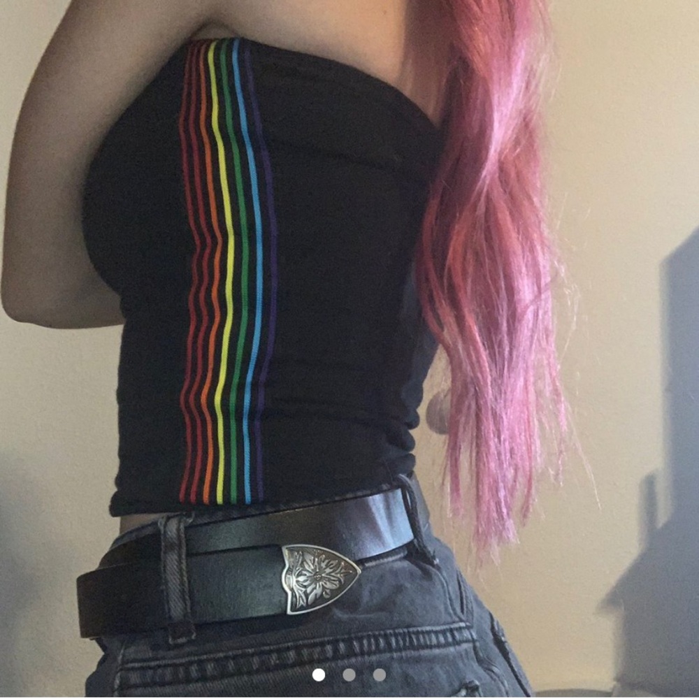 Black bandeau top!